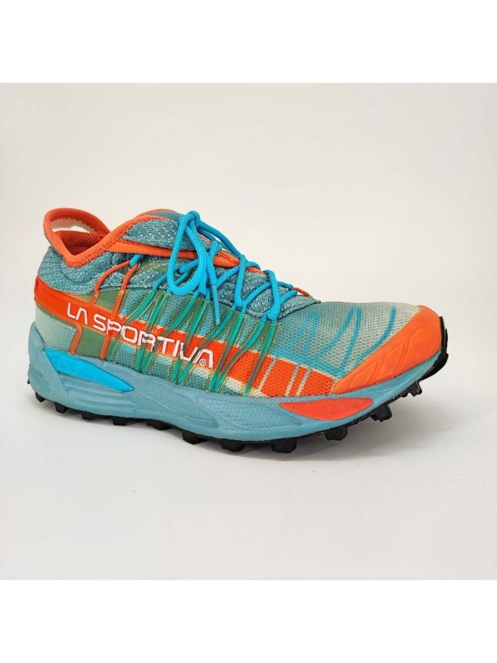 La Sportiva Mutant Women's Size 7 Trail Running Mesh Light Blue Shoes 1972-C